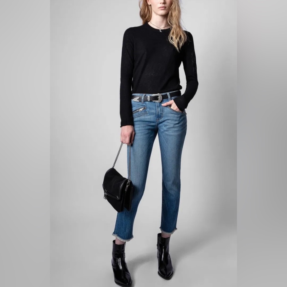 ZADIG & VOLTAIRE Miss Arrow Cashmere Sweater - Picture 3 of 9